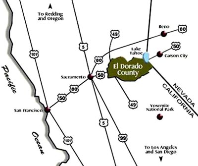 Click for El Dorado County map